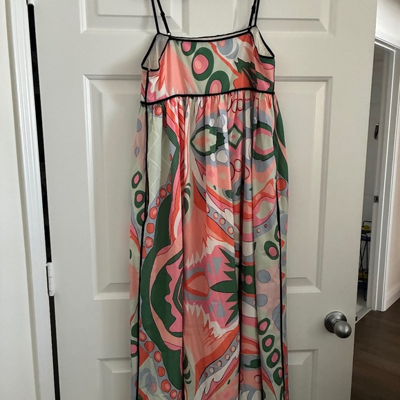 Vibrant Emilio Pucci inspired print midi dress from  English Factory M - Picture 7 of 13